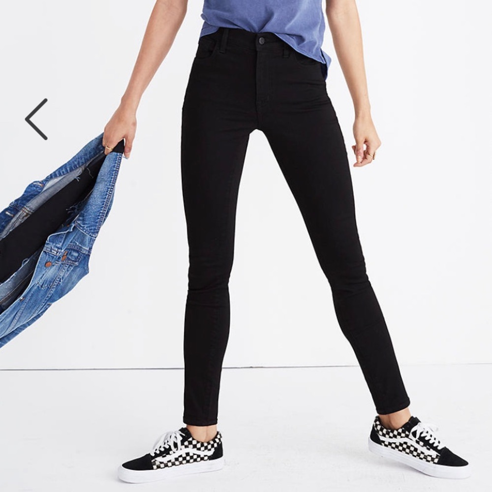 Madewell skinny jeans zippered ankle